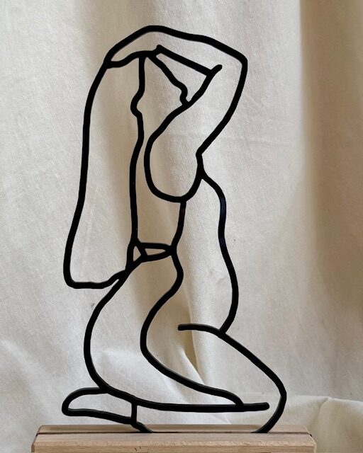 Silhouet lijntekening