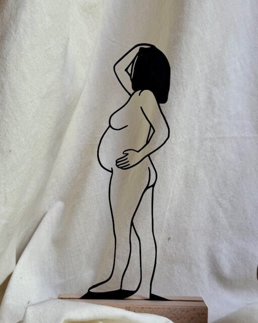 Silhouet lijntekening