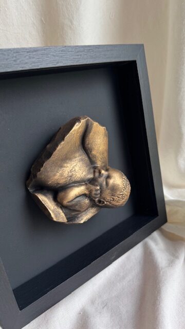 3d Borstvoeding schilderij Bright Goud