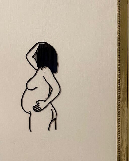 Silhouet lijntekening